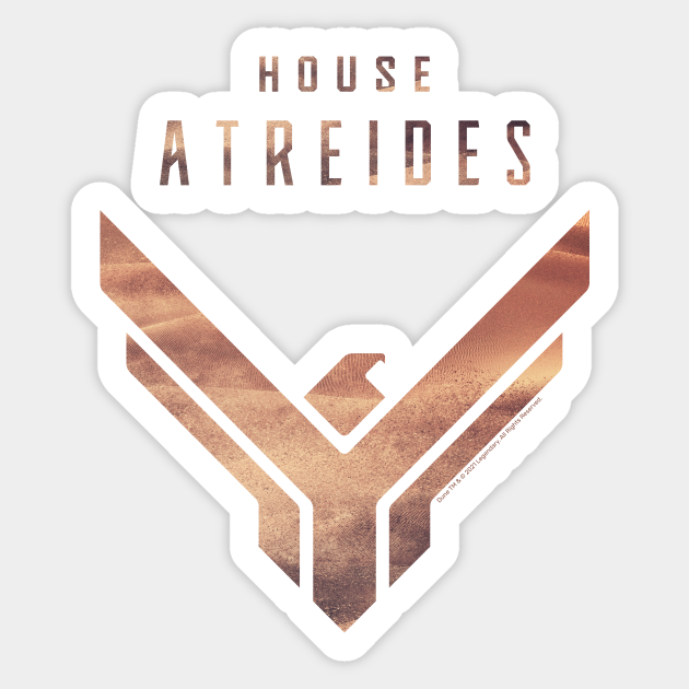 House Atreides, Atreides Logo Atreides Sticker TeePublic
